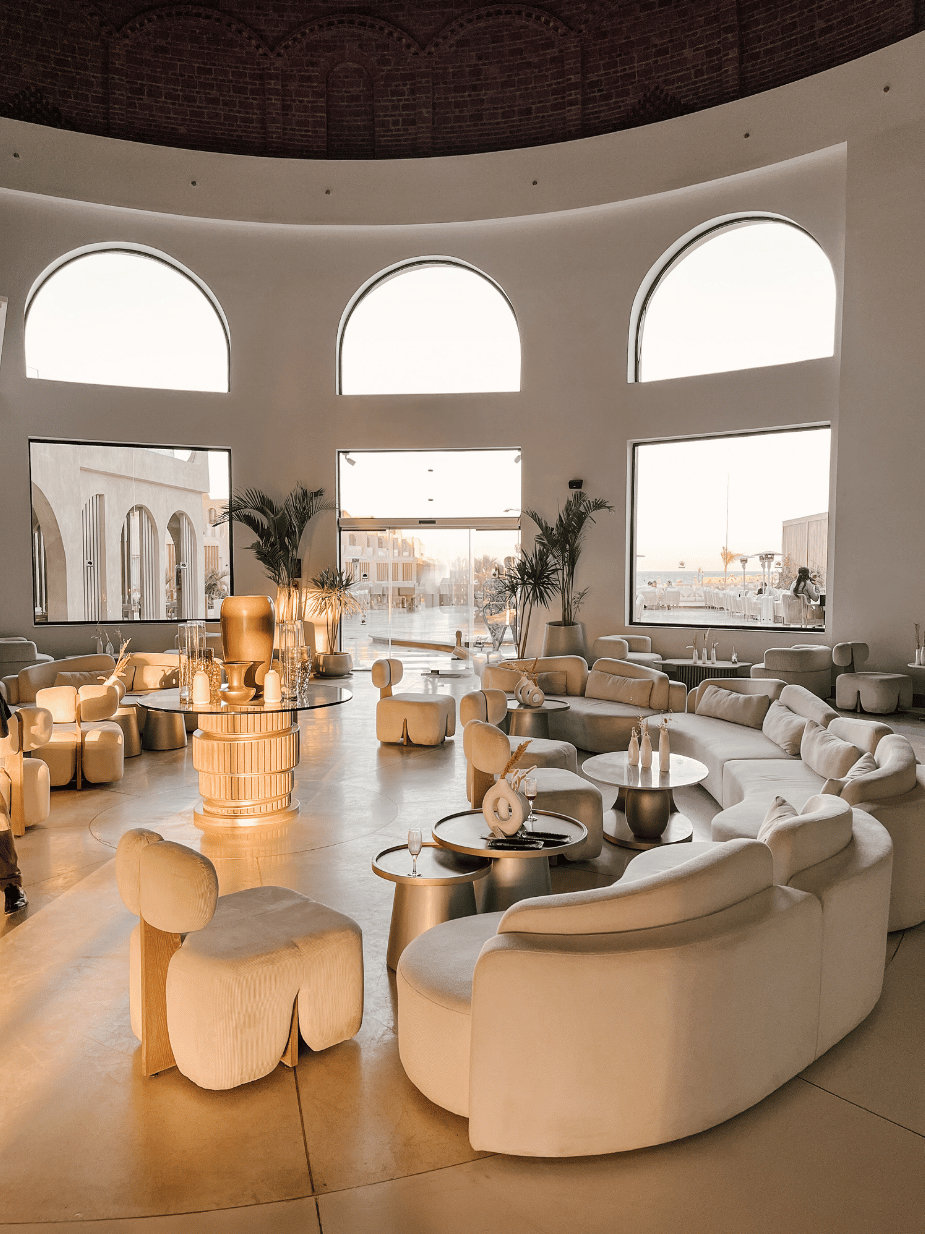 A curated space with a frequency of wealth.