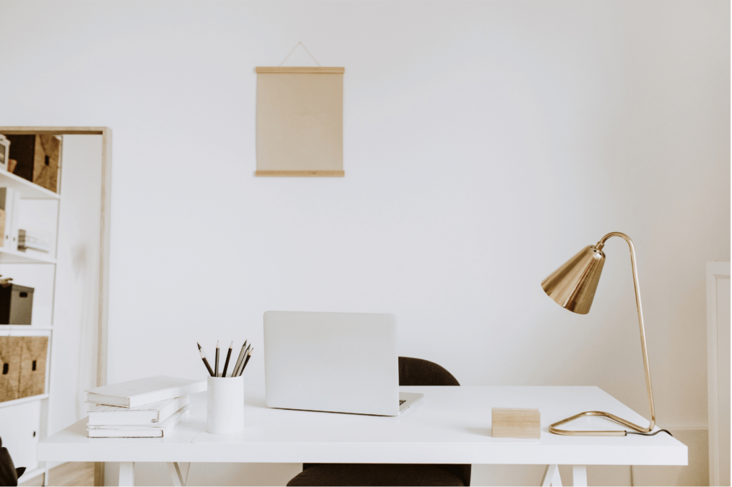 A clear workspace is how to stay focused and productive in personal tasks.