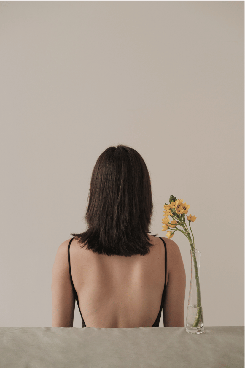 Woman embodied in her sacred feminine as spaciousness.