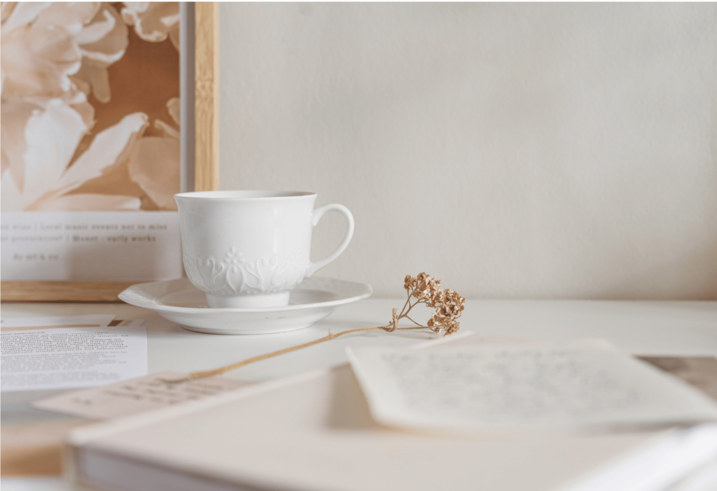 A slow elegant morning coffee in the soft life era.