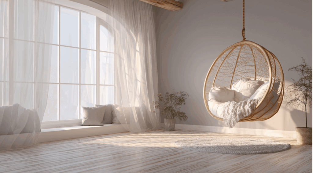 Find your serenity in calm spaces.
