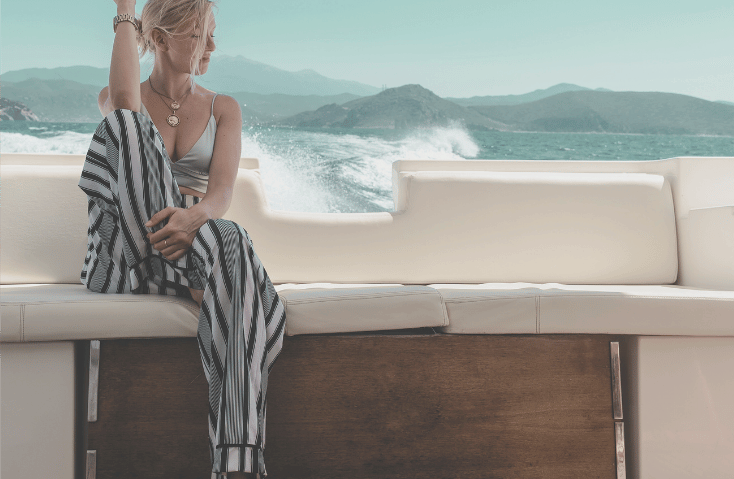 woman living in her wealth identity.